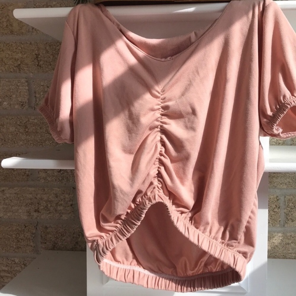 NWT Peach Crop Top $10 FIRM